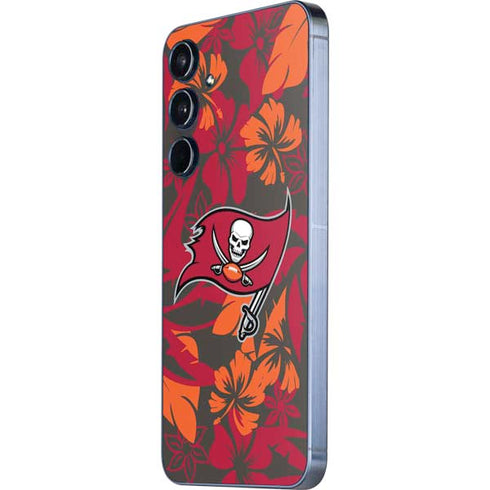 NFL Tampa Bay Buccaneers Tropical Print Galaxy A35 5G Skin
